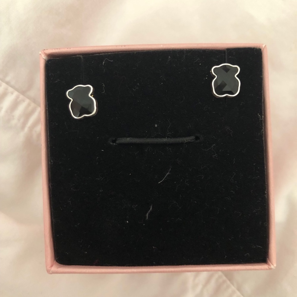 TOUS Color Earings Im Sterling Silver| Black - Picture 3 of 5